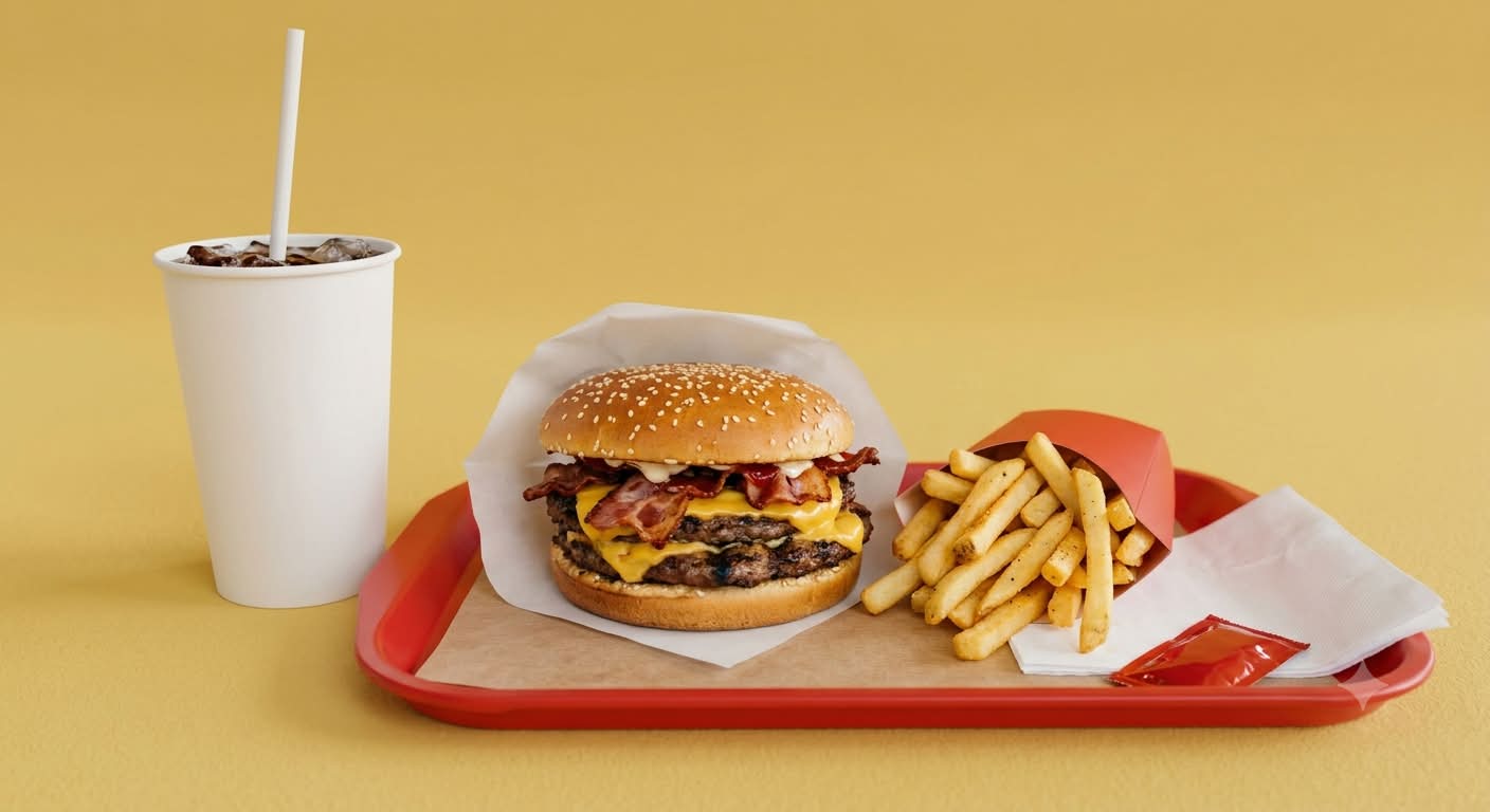 Menu bacon king burger