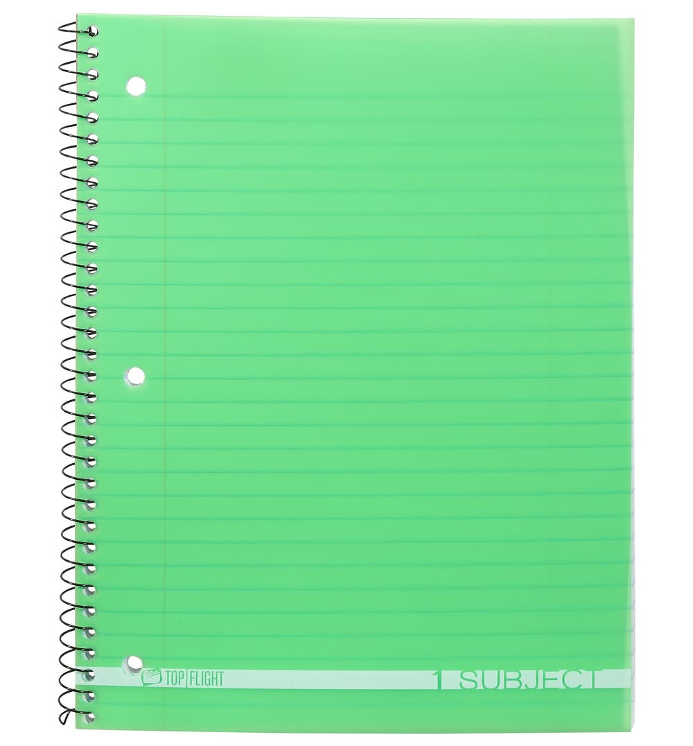 BOSS 90 Sheets Wide Rule Subject Notebook