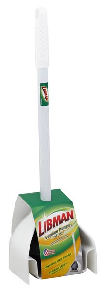 Libman Premium Toilet Plunger & Caddy