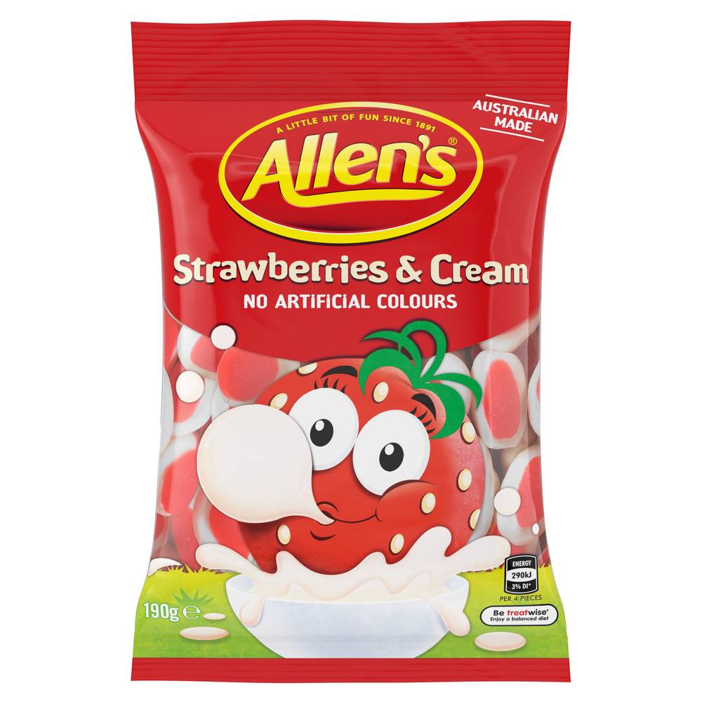 Allen's Cream Lollies, Strawberry (190g)