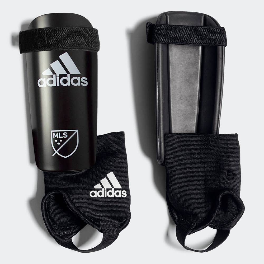 Adidas Mls Soccer Shin Youth Guard, S, Black-White