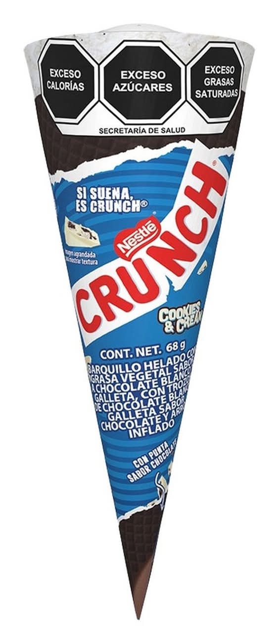 Nestlé · Crunch cono de helado, cookies and cream (4,25 g)