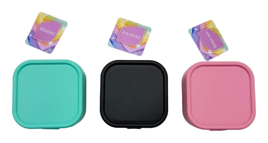 Solid Color Jewelry Box, Assorted Colors, 1-ct.