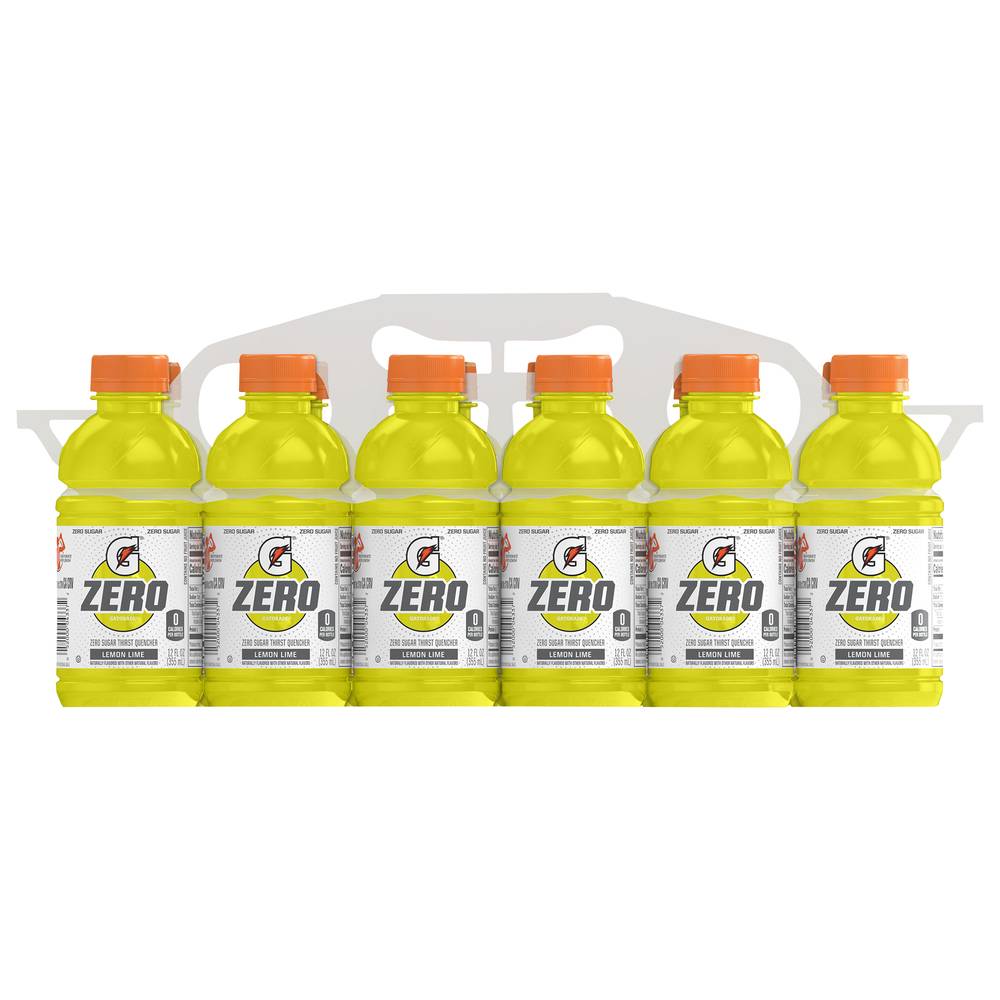 Gatorade Zero Sugar Thirst Quencher Lemon Lime (12 x 12 fl oz)