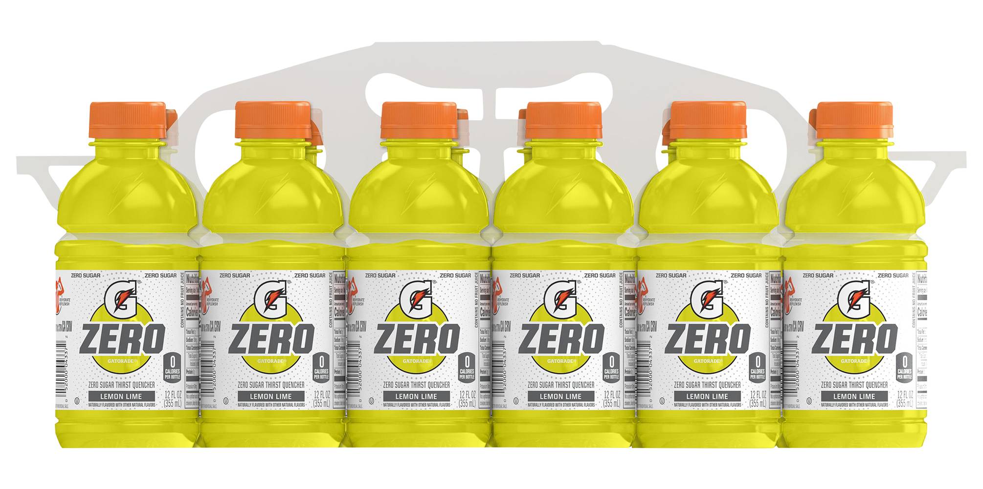 Gatorade Zero Sugar Thirst Quencher, Lemon-Lime (12 x 12 fl oz)