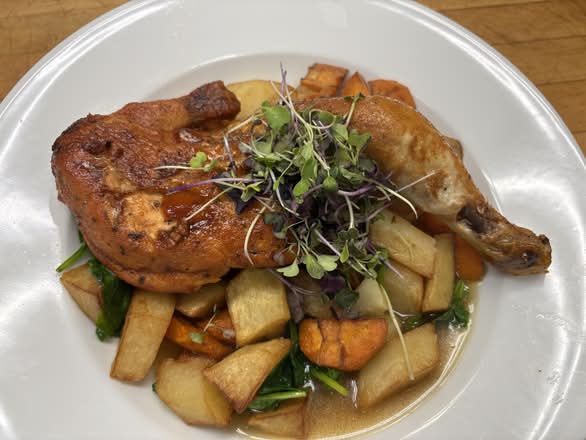 Roasted Whiskey Chicken