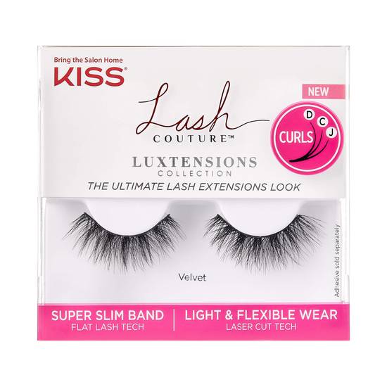 KISS Lash Couture LuXtension Strip Eyelashes, Velvet 05