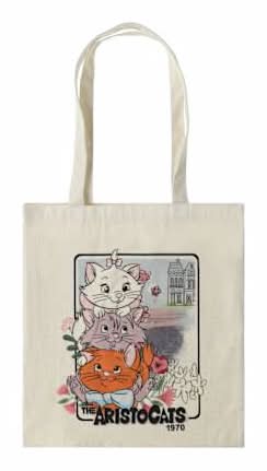 Licensed Canvas Tote Bag The Aristocats