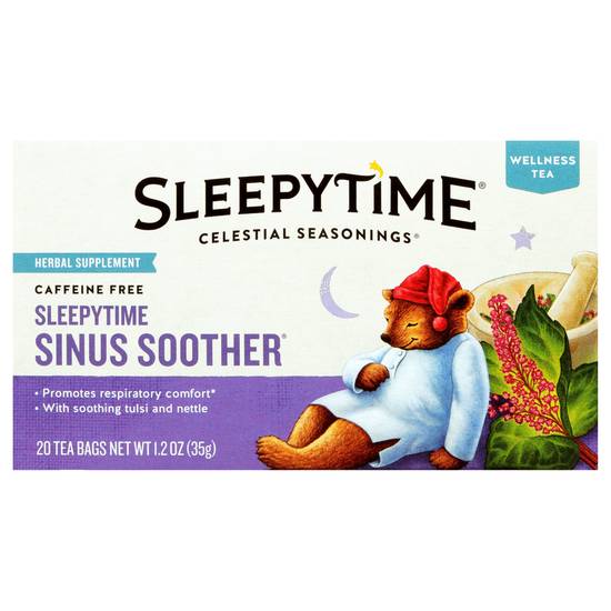 Celestial Seasonings Sleepytime Sinus Soother Caffeine Free Tea (20 tea bags)