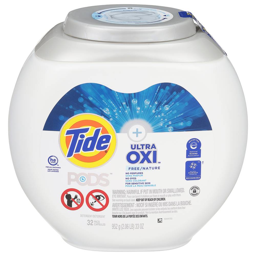 Tide Ultra Oxi Detergent Pods