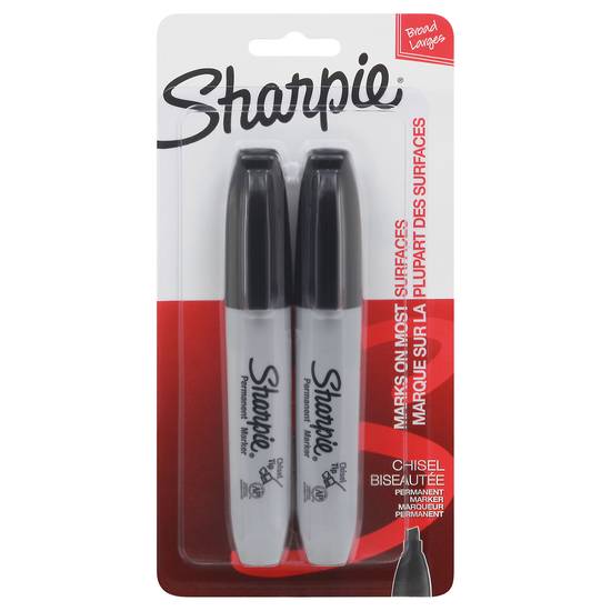 Sharpie Chisel Permanent Markers (2 ct)