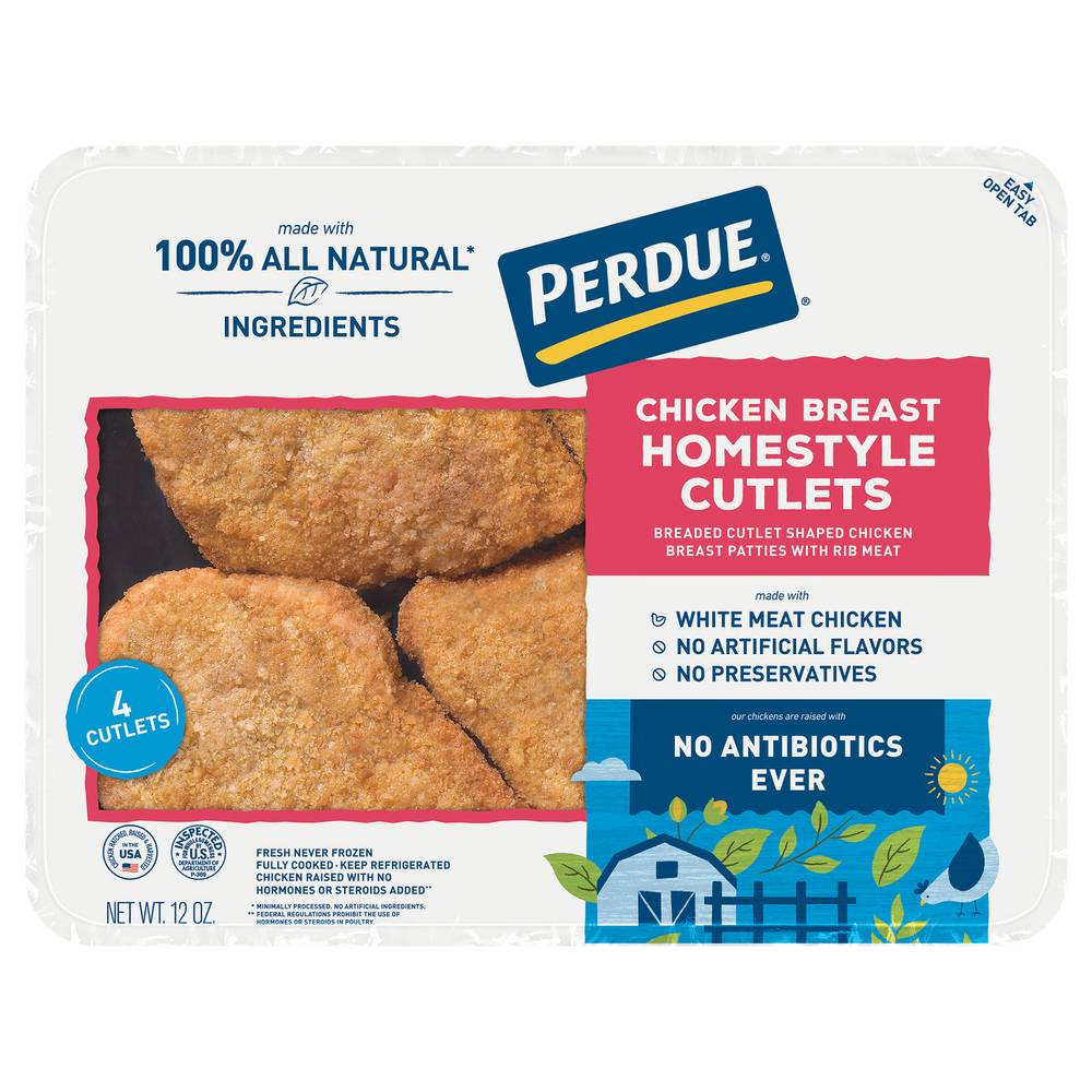 Perdue Homestyle Chicken Breasts Cutlets (12 oz)
