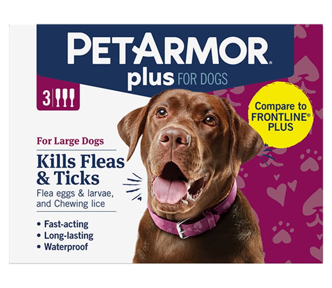 PetArmor® Plus Flea & Tick Prevention for Large Dogs, 45-88 lbs, Spot On Treatment