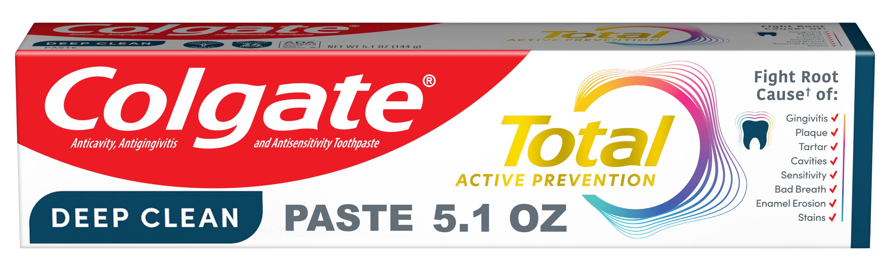 Colgate Total Deep Clean Toothpaste (5.1 oz)