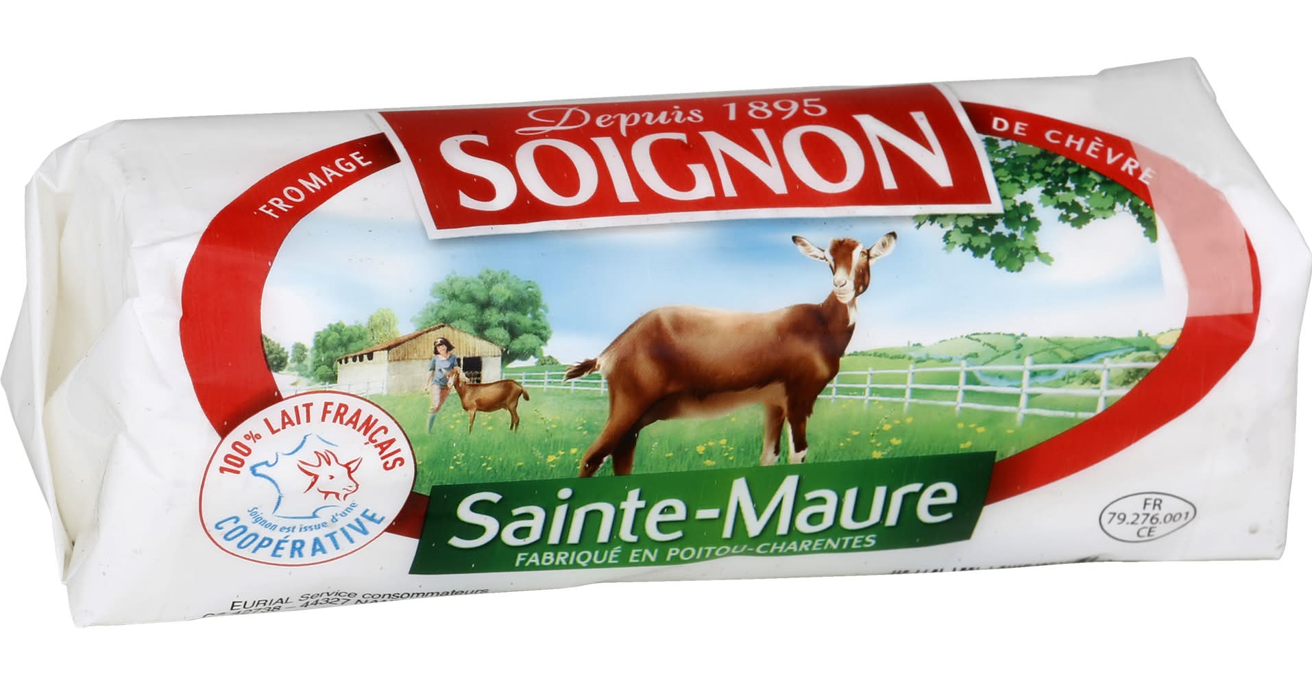Soignon - Bûche de fromage de chèvre sainte-maure (200g)