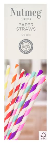Morrisons Paper Straws (100 pack)