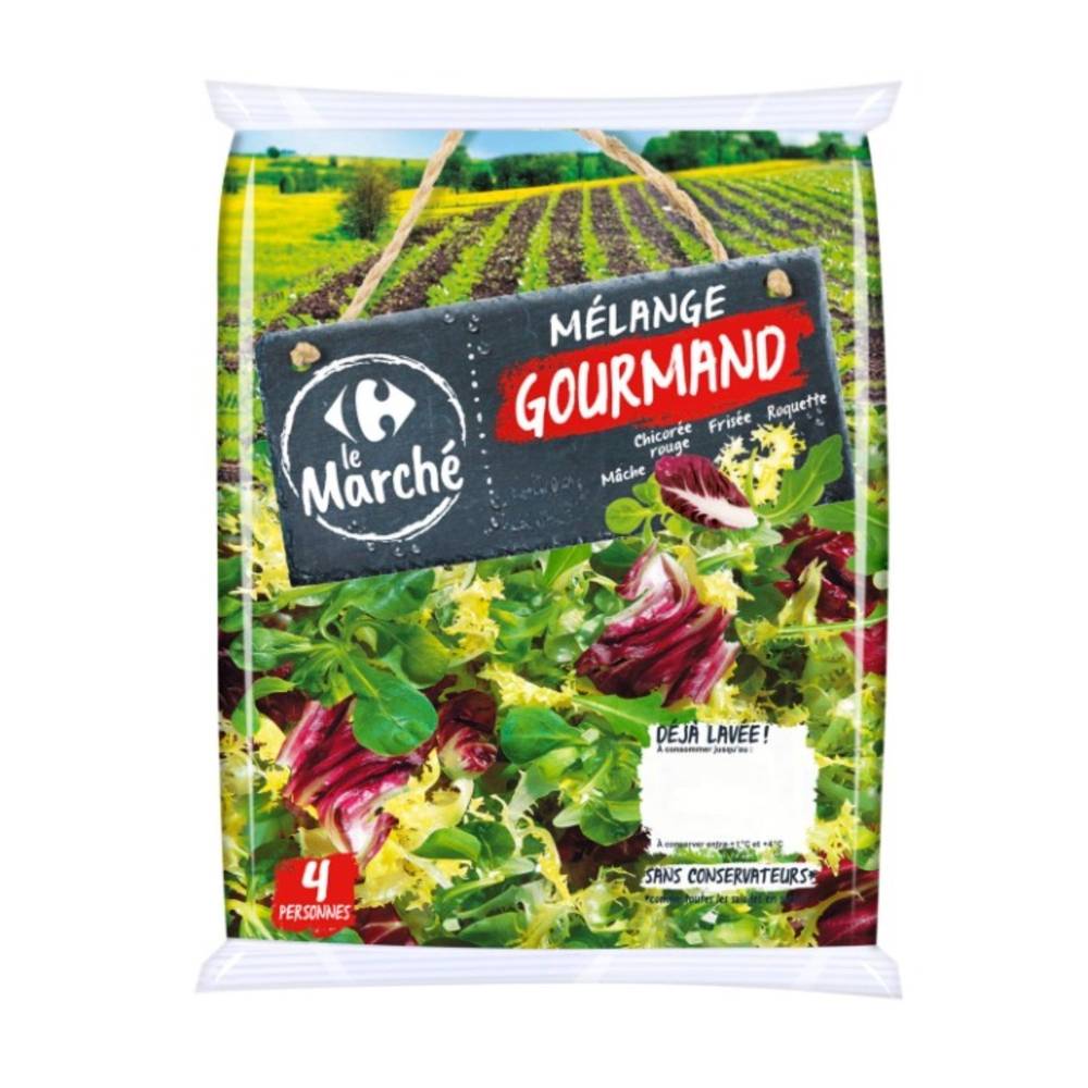 Carrefour - Salade mélange gourmand