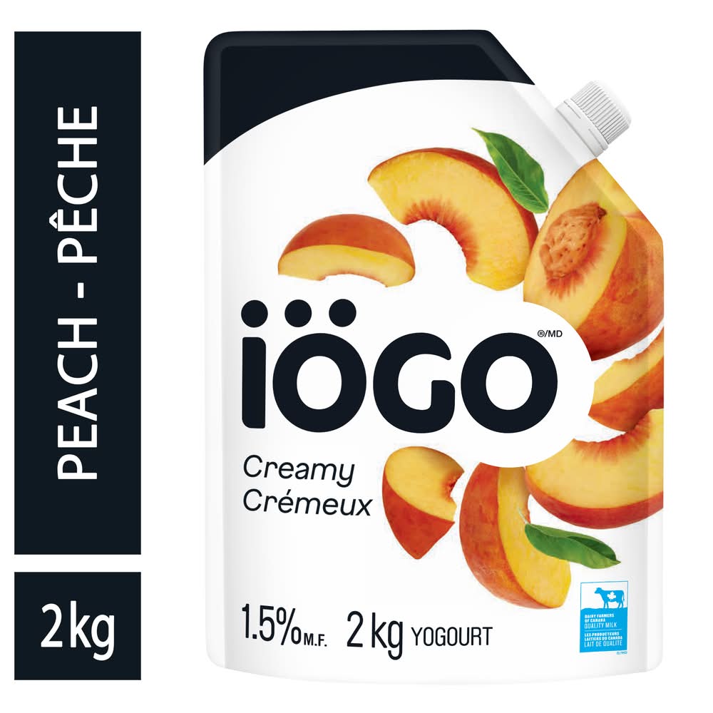 iÖGO Peach Yogurt 1.5 % (2 kg)