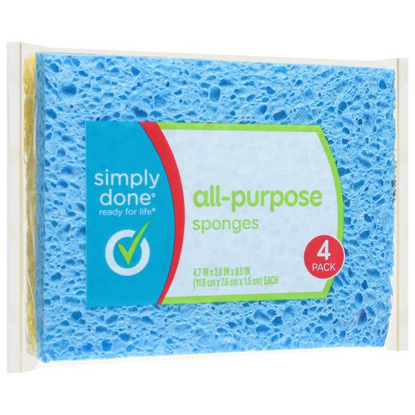 Simply Done All-Purpose Sponges 4Ct