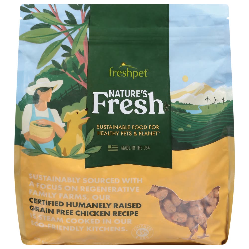 Freshpet Nature’s Fresh Chicken Recipe Dog Food, Adult (5.5 lbs)