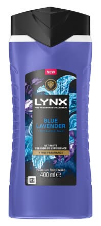Lynx Fine Fragrance Collection Premium Body Wash Blue Lavender (400ml)