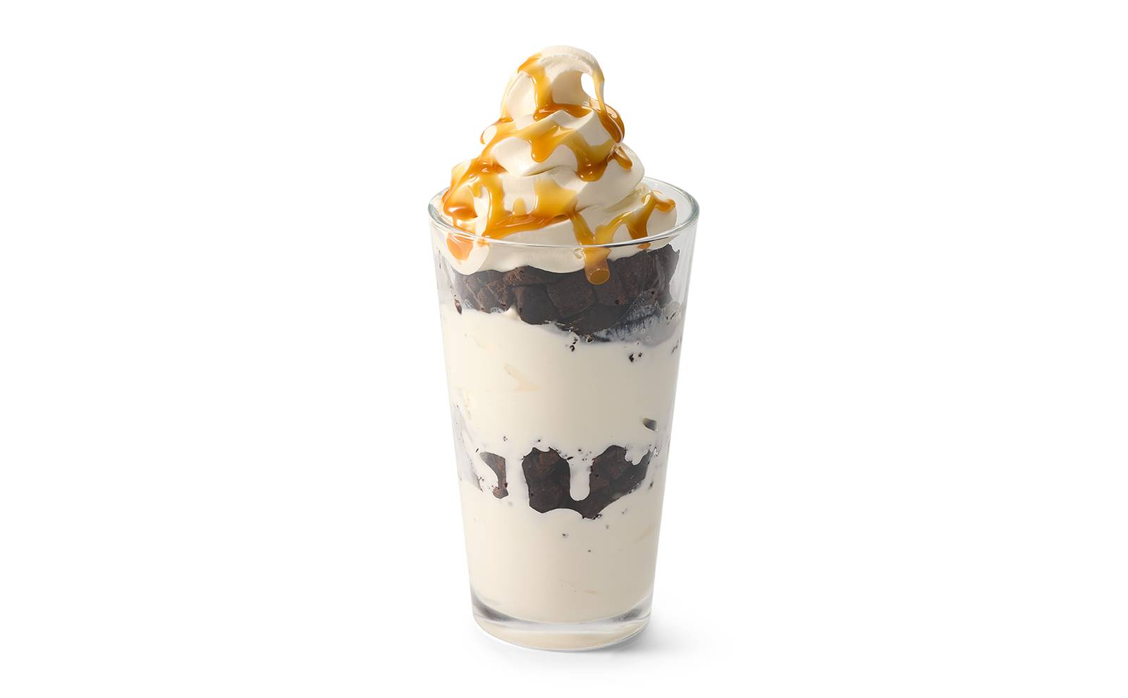 Ice Cream Parfait - Caramel Brownie