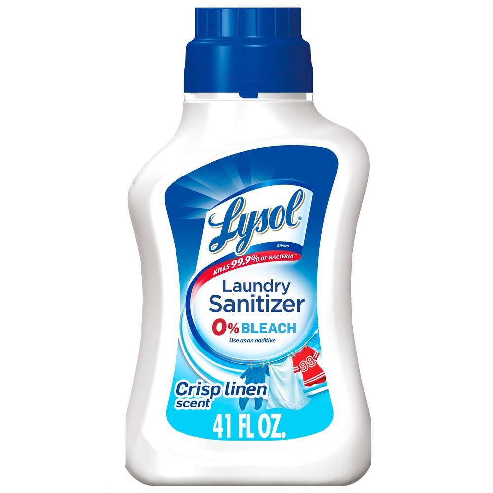 Lysol 0% Bleach Crisp Linen Scent Laundry Sanitizer (41 fl oz)