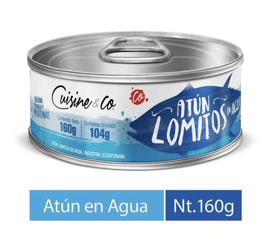 Cuisine & Co - Atún lomitos en agua - Lata 160 g