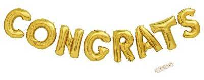 Spritz Congrats Foil Balloon