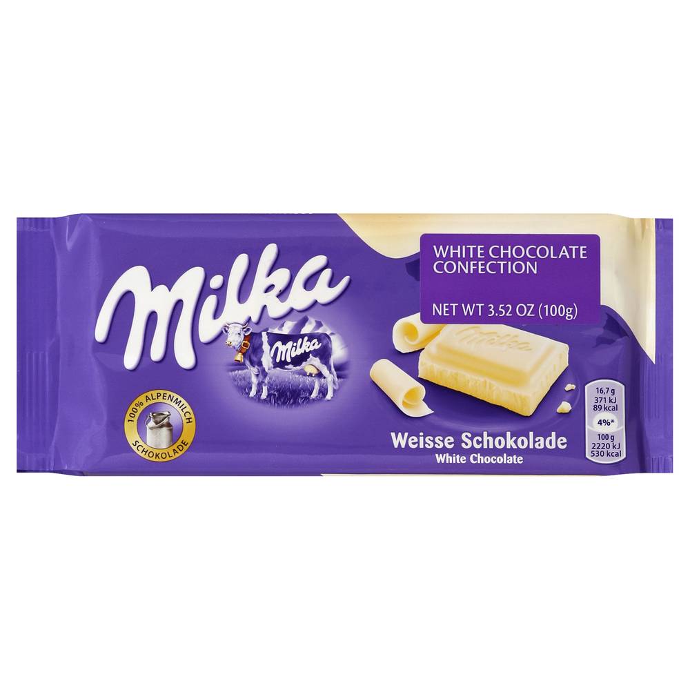 Milka White Chocolate Confection