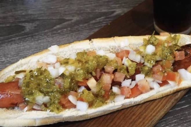 Order Loaded Lindogger food online from Lindburgers store, Jupiter on bringmethat.com