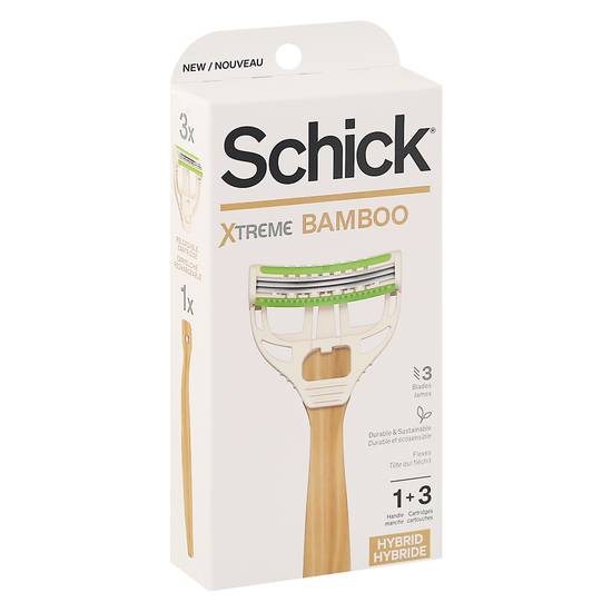 Schick Xtreme Hybrid Bamboo Razor