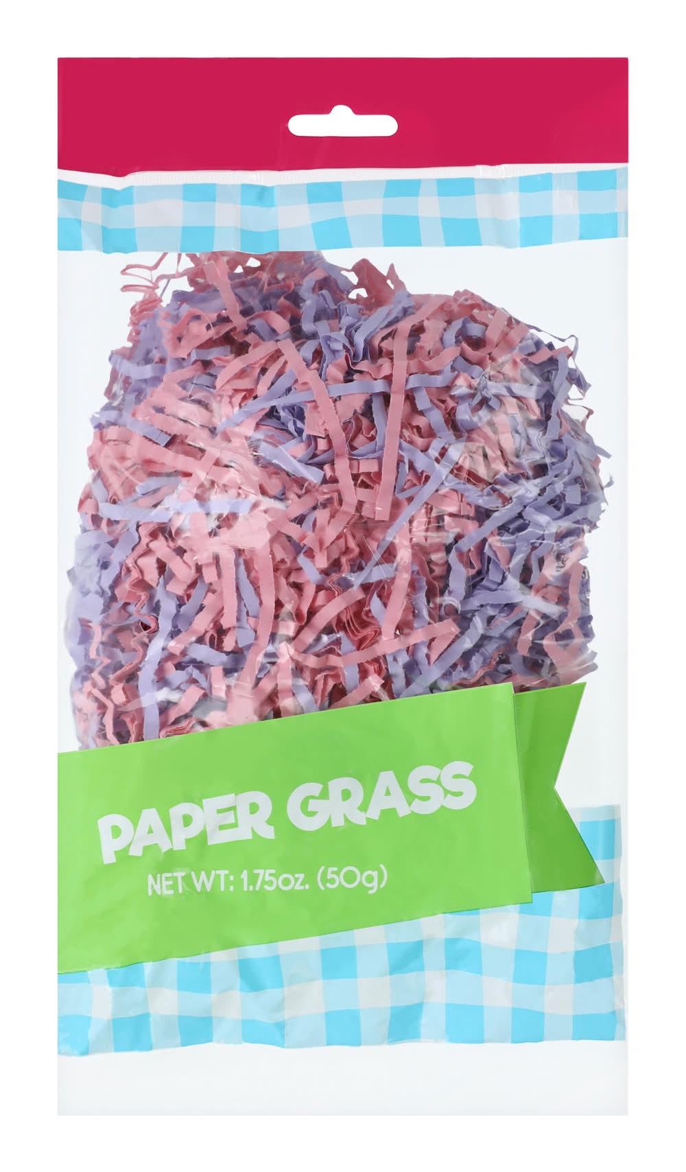 Easter Paper Grass 1.75oz Pink/Purple