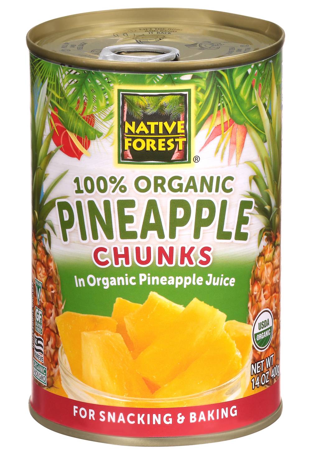 Native Forest Organic Pineapple Chunks (14 oz)