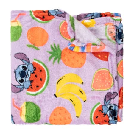 Disney Stitch Silk Touch Throw 40in x 50in Fruit