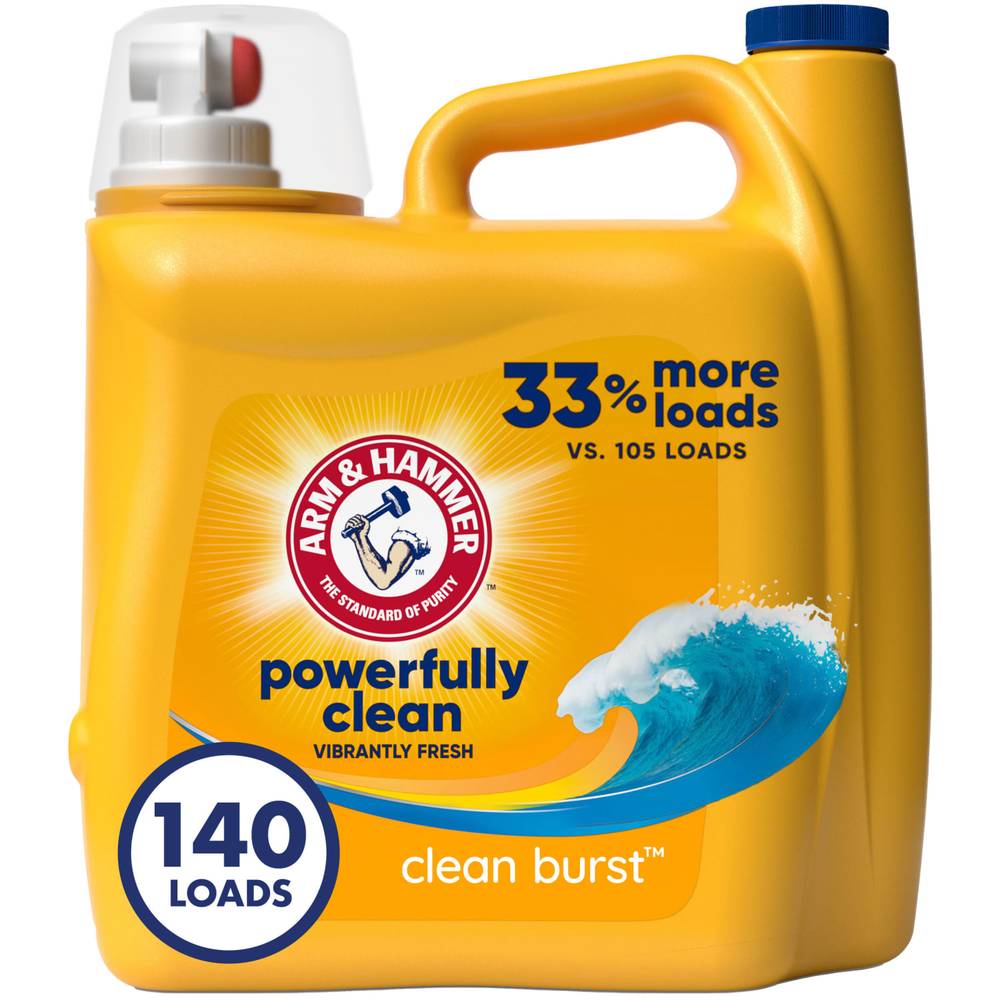 Arm & Hammer Naturally Fresh Powerfully Clean Burst Liquid Laundry Detergent