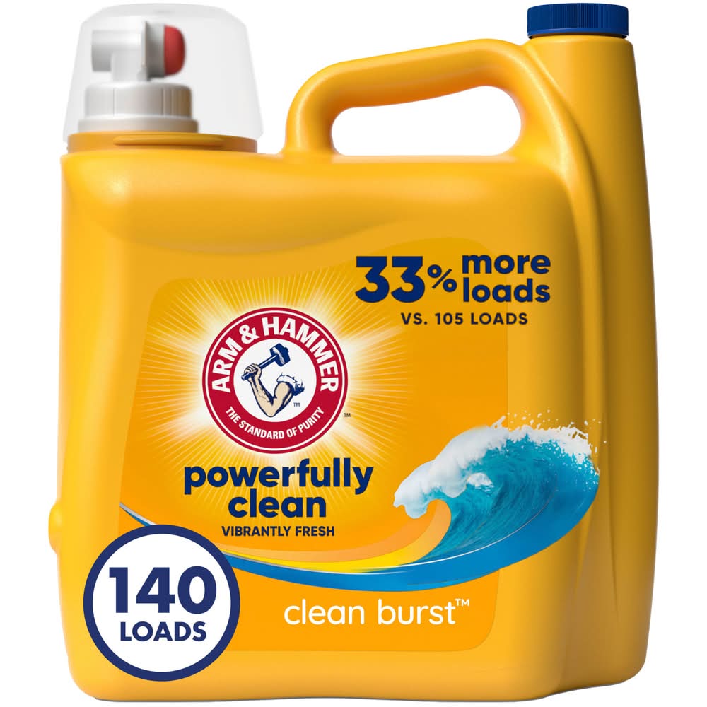 Arm & Hammer Naturally Fresh Powerfully Liquid Laundry Detergent (140 fl oz)