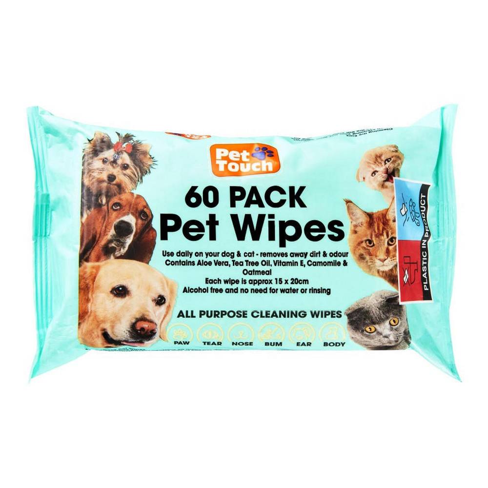Pet Touch All Purpose Pet Cleaning Wipes