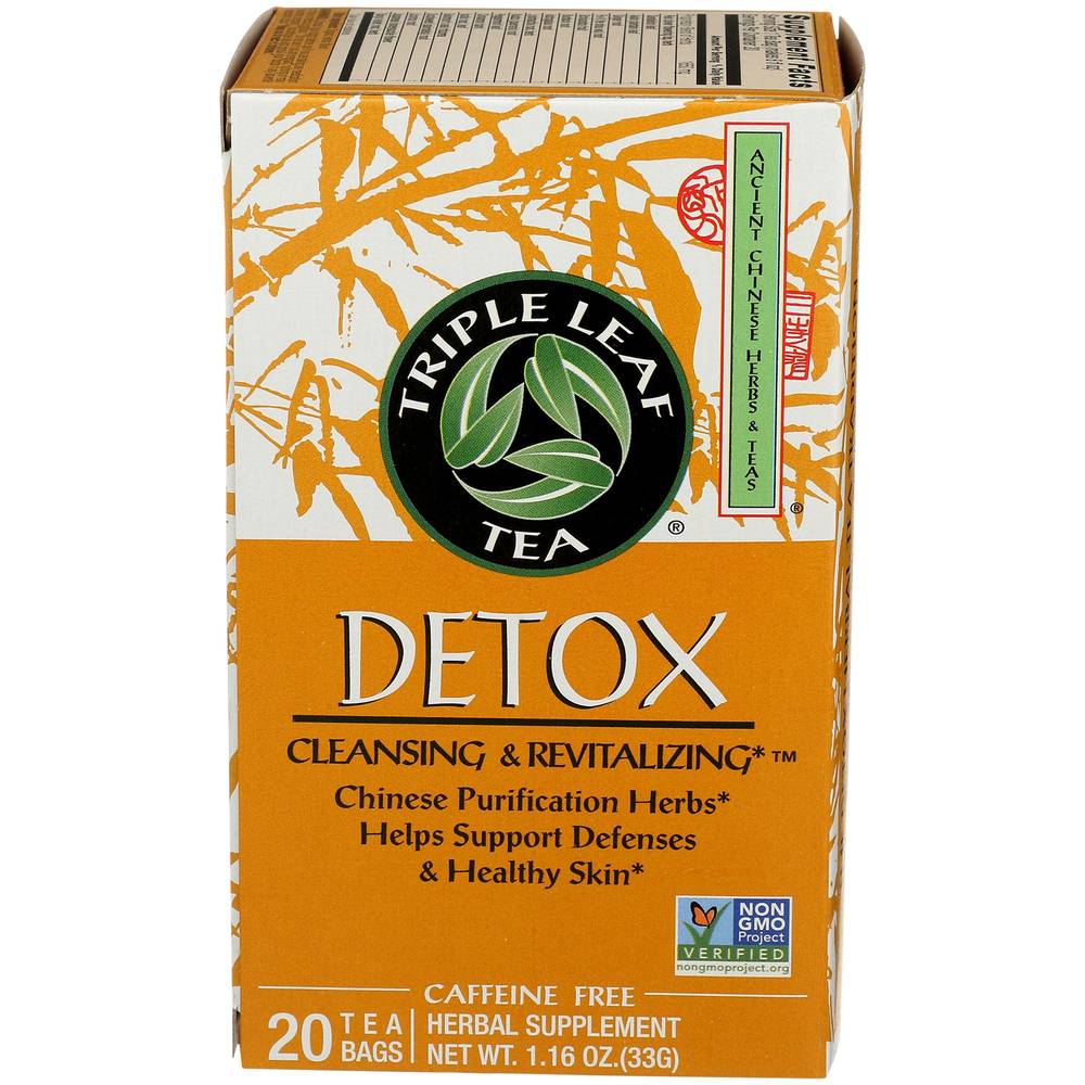 Triple Leaf Tea Herbal Supplement Tea Bags (1.16 oz) (detox)