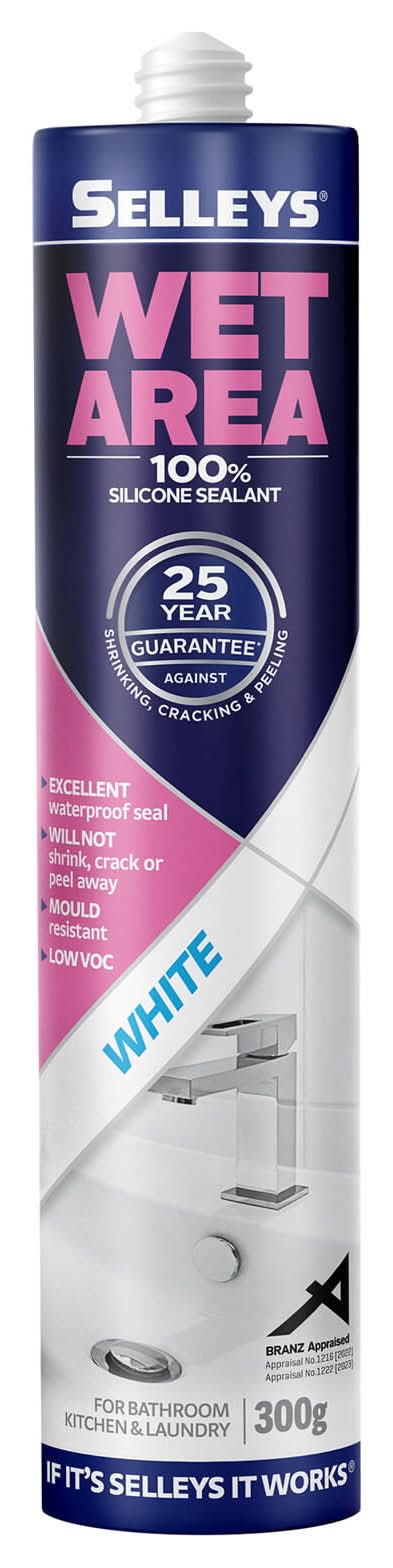 Selleys Wet Area White Sealant (300g)