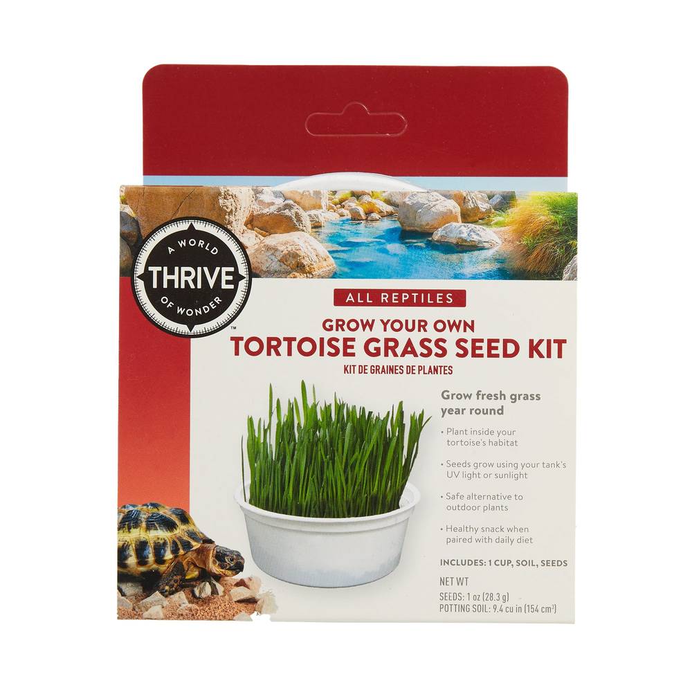 Thrive Grow Your Own Tortoise Grass Seed Kit