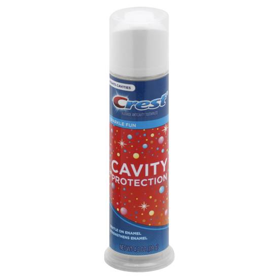 Crest Kid's 2+ Cavity Protection Sparkle Fun Toothpaste Pump