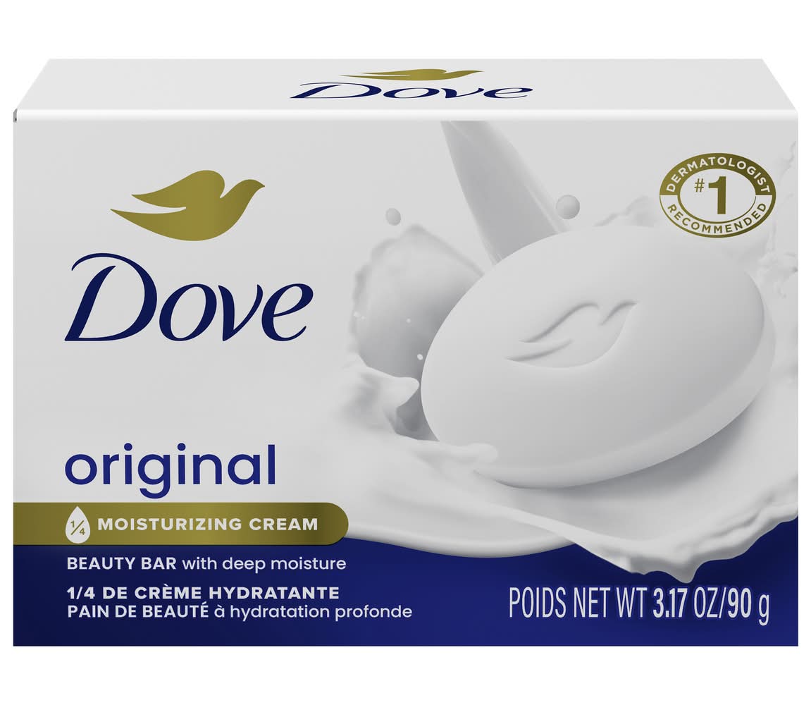 Dove Original White Moisturizing Cream Beauty Bar (3.17 oz)