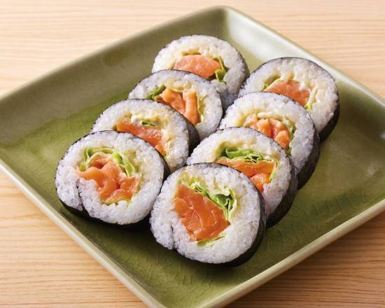 サーモンレタス太巻【 V2137 】 Salmon Lettuce Thick Sushi Roll