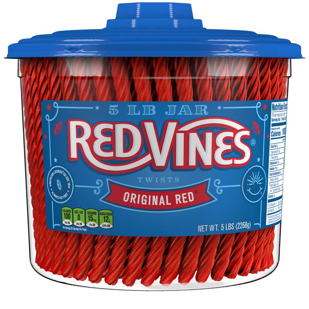 Red Vines Original Red Twists (5 lbs)