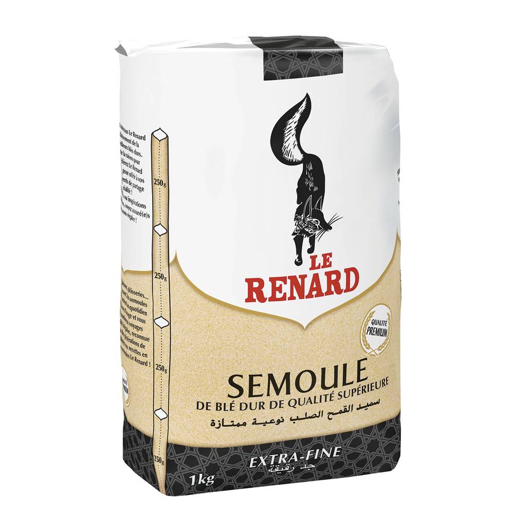 Le Renard - Semoule de blé extra fine (1kg)