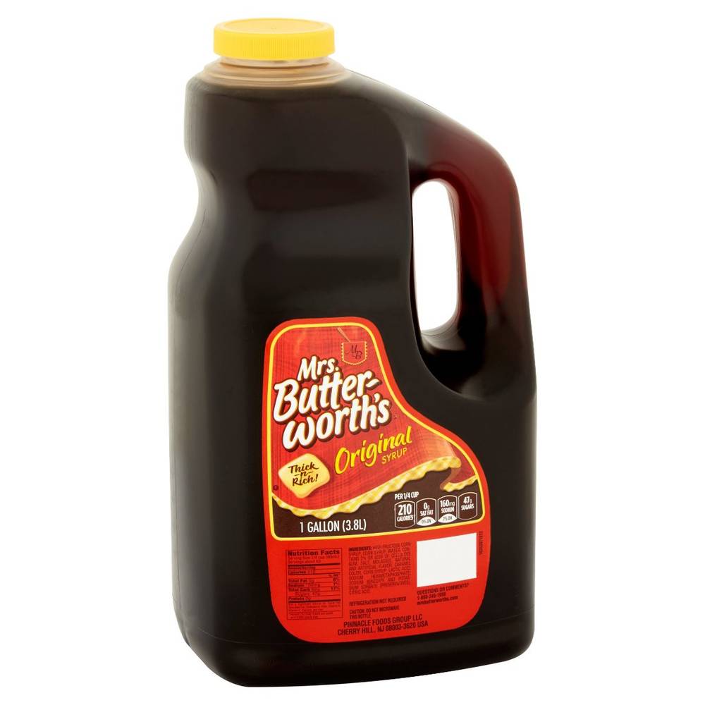 Mrs. Butterworth - Orginal Pancake Syrup - gallon Jug (4 Units per Case)