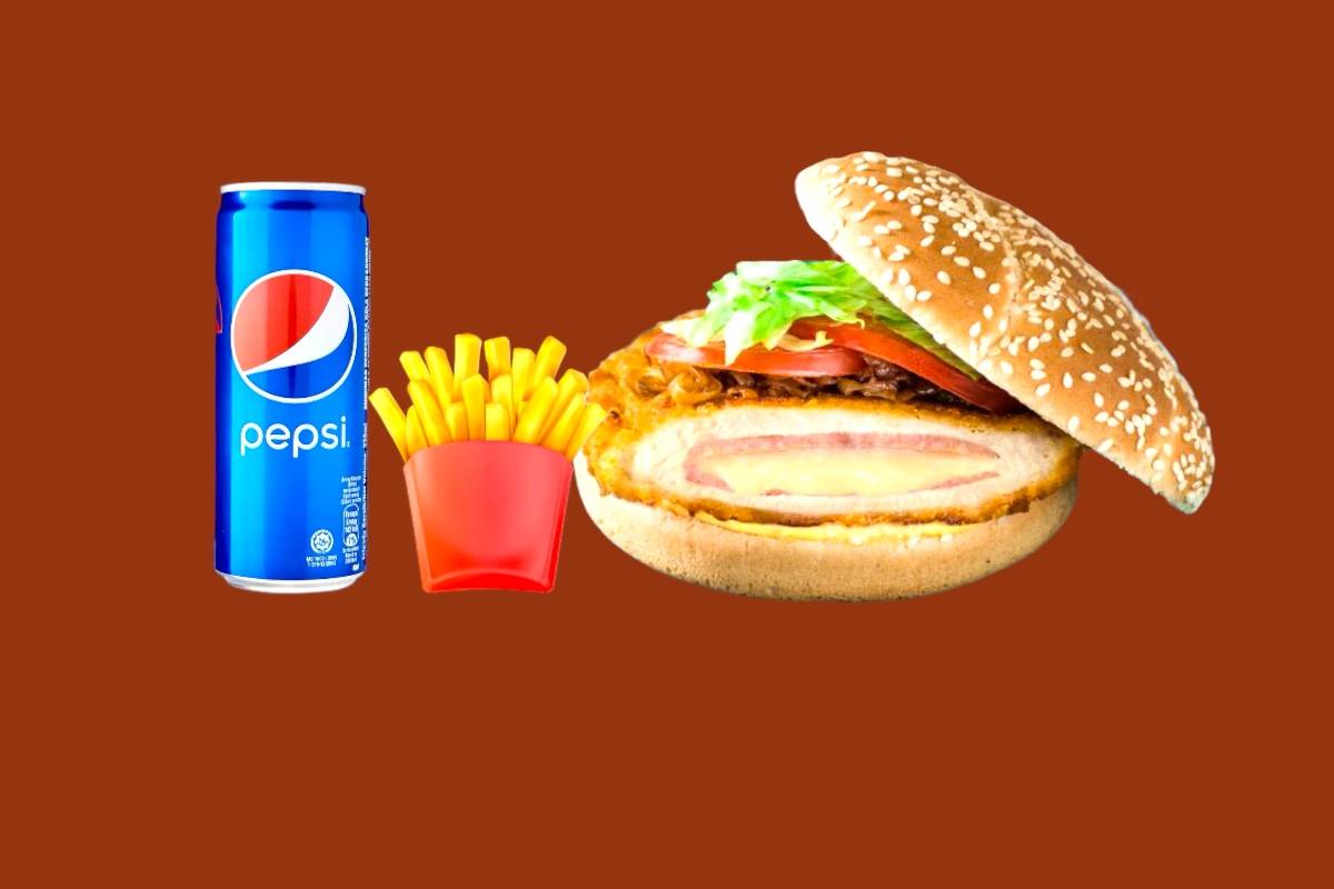 Menu Burger Bleu