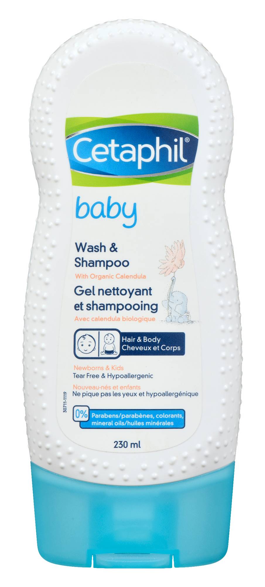 Cetaphil Baby Wash & Shampoo With Organic Calendula (230 ml)