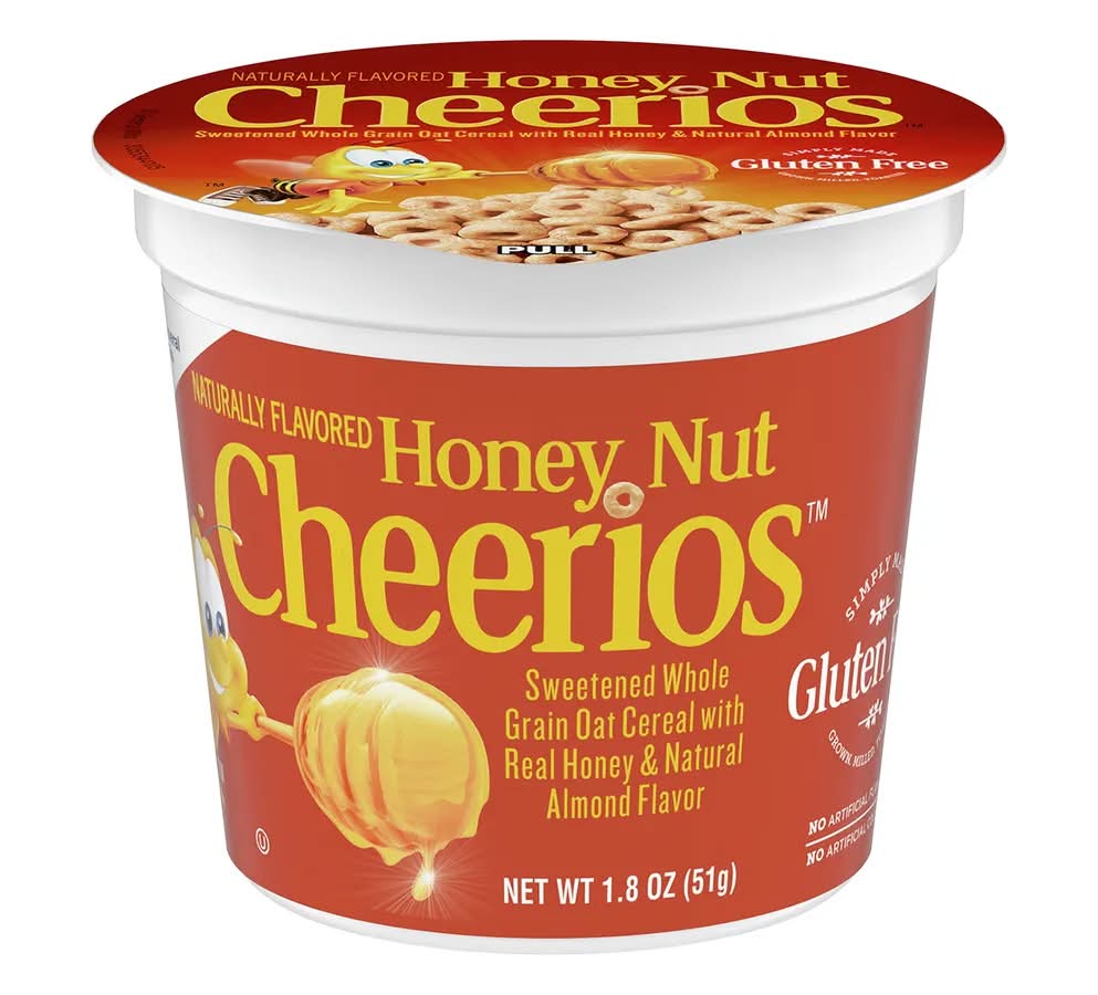 Honey Nut Cheerios Heart Healthy Cereal Cup